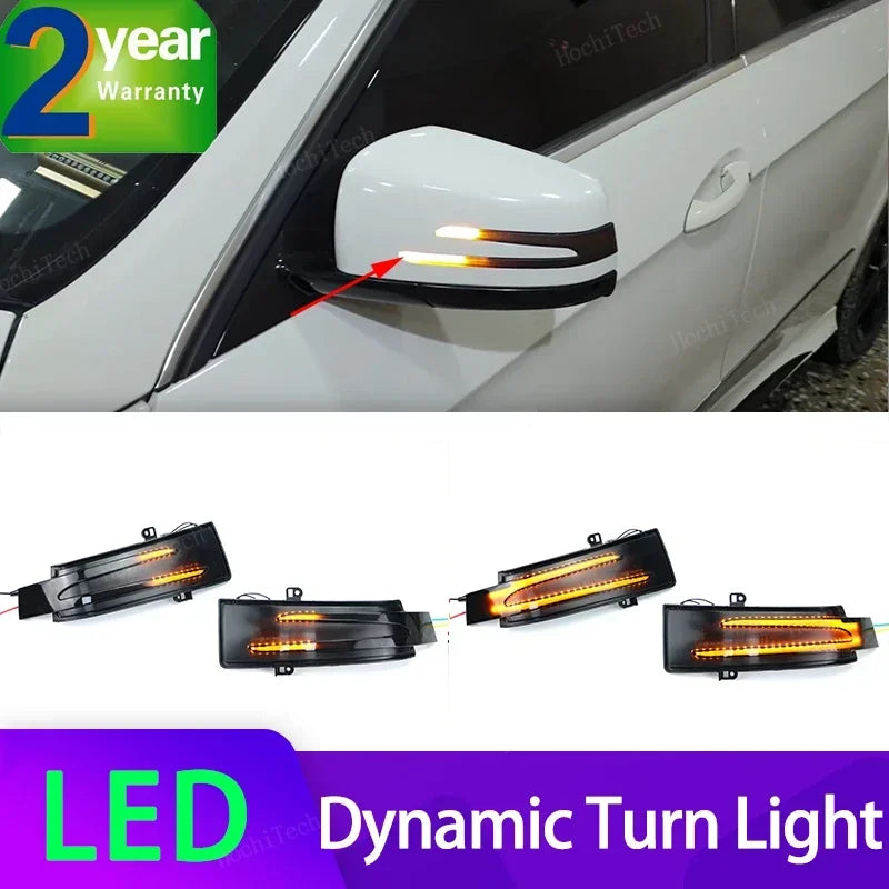 Luz de señal de giro en el espejo retrovisor LED para Mercedes-Benz W176 W212 W204 W246 X156 W221