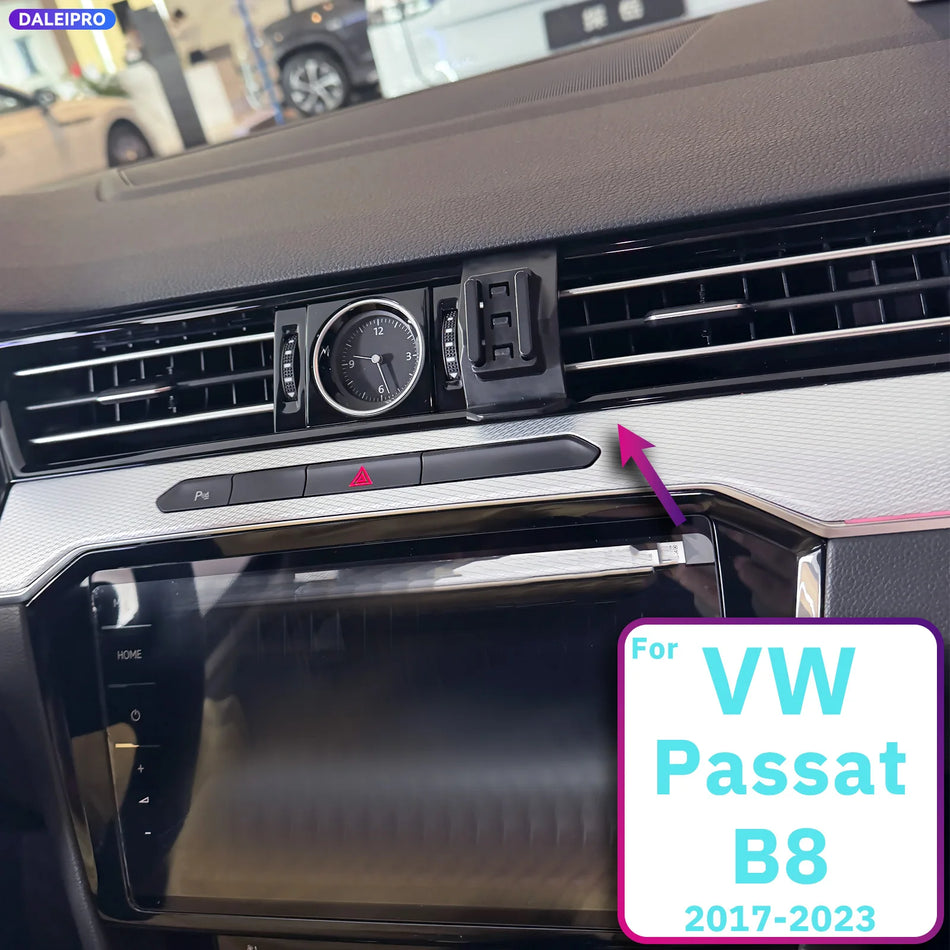 ABS Car Phone Holder With 66W Fast Charging For Volkswagen Passat B8