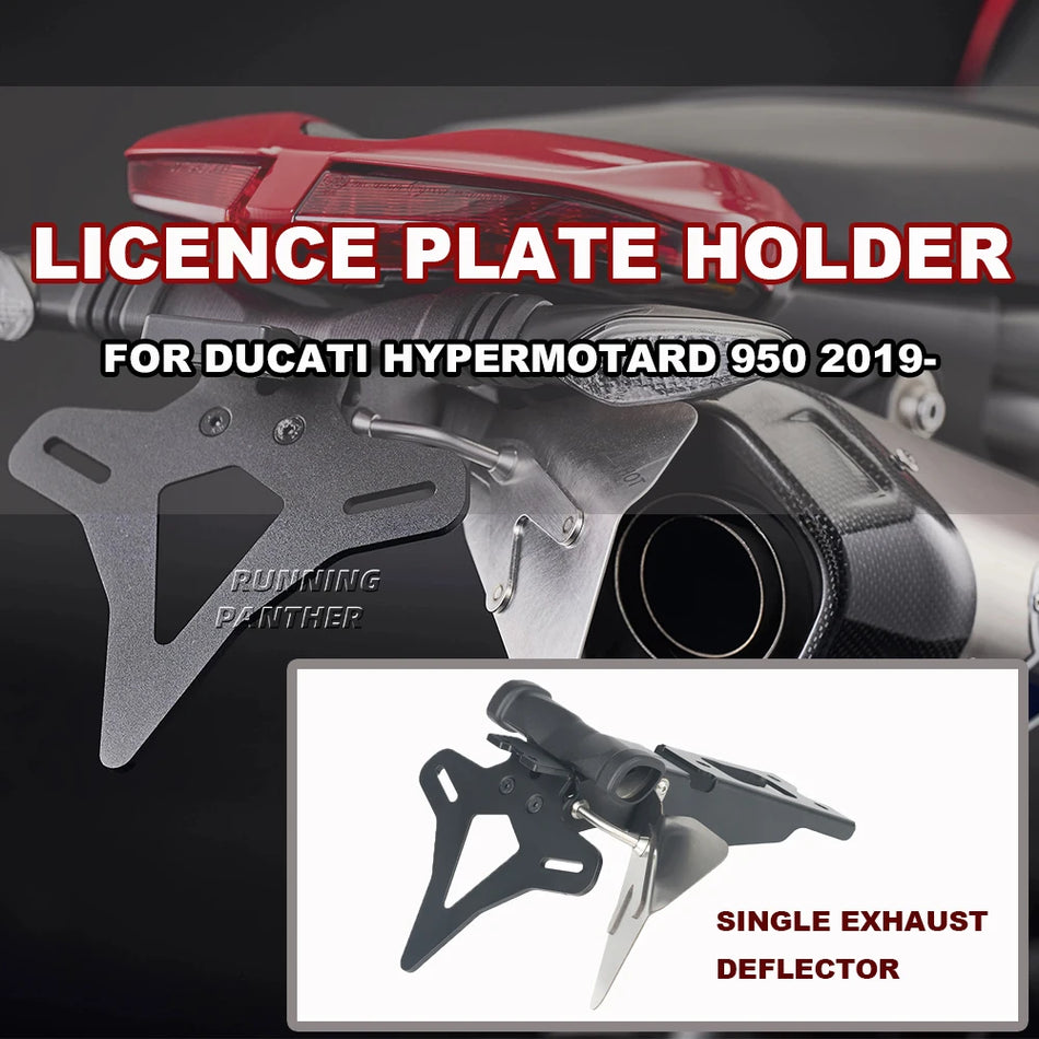 Numura zīmes turētājs no alumīnija Ducati Hypermotard 950