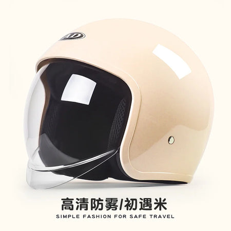 GB Certified Universal Open-Face Electric Vehicle Helmet for All Seasons MI
