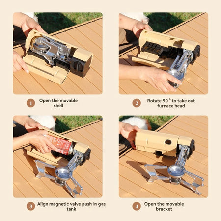 Camping Gas Stove 2670W &ndash; Portable and Efficient Cooking Solution