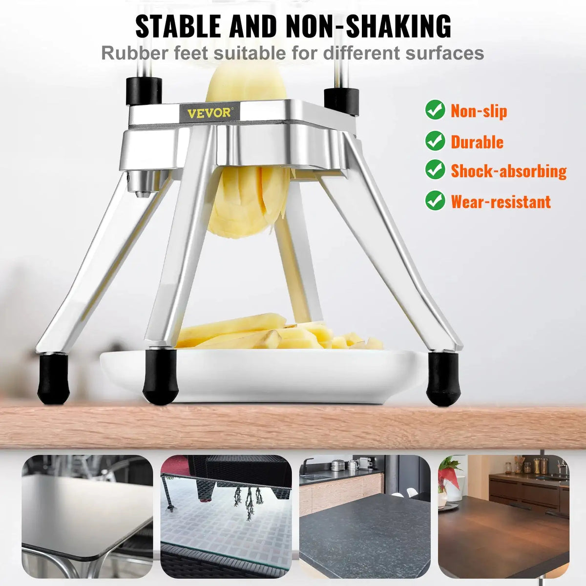 Manual Fruit Vegetable Dicer Cutter Stainless Steel Kitchen