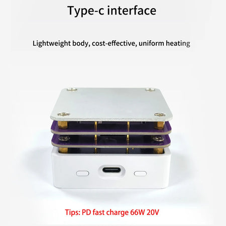 G3061 PD65W Mini Hot Plate &ndash; 65W Digital Soldering Preheater