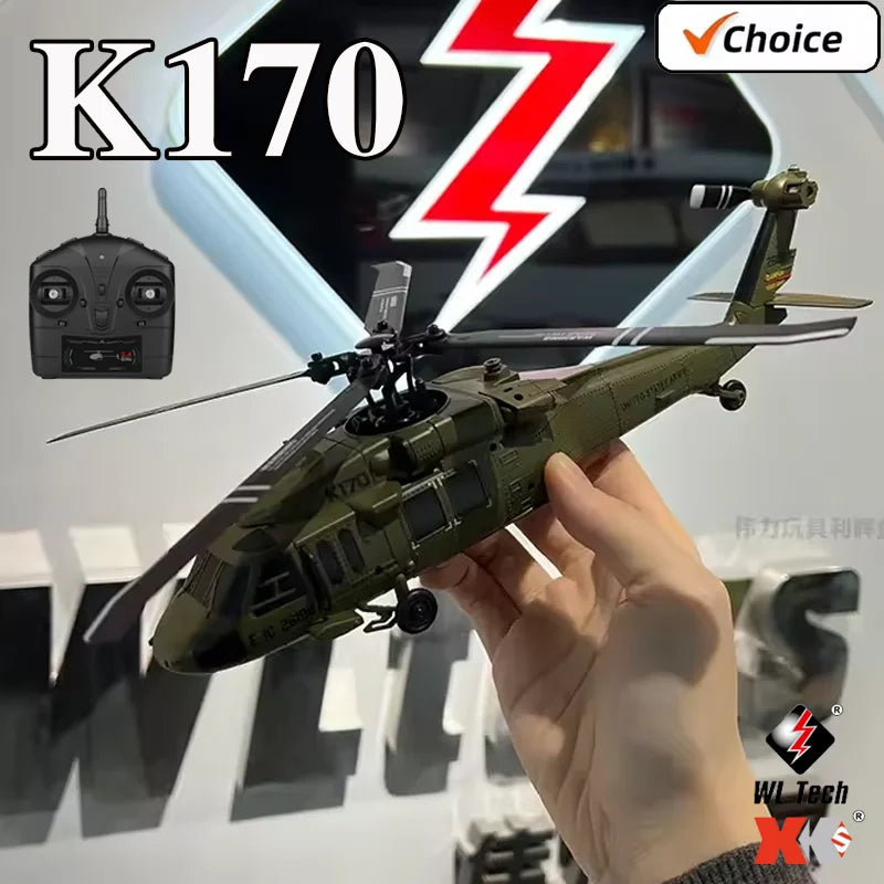 WLtoys K170 RC Helicopter &ndash; 6-Axis Gyroscope Stability