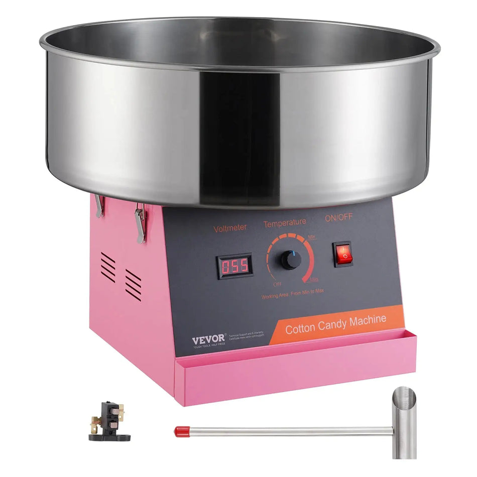 Commercial Cotton Candy Machine With Stainless Bowl