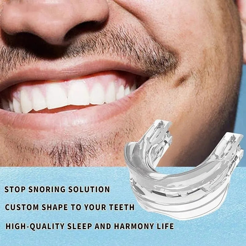 Anti Snoring Bruxism Mouth Guard - Comfortable Sleep Aid