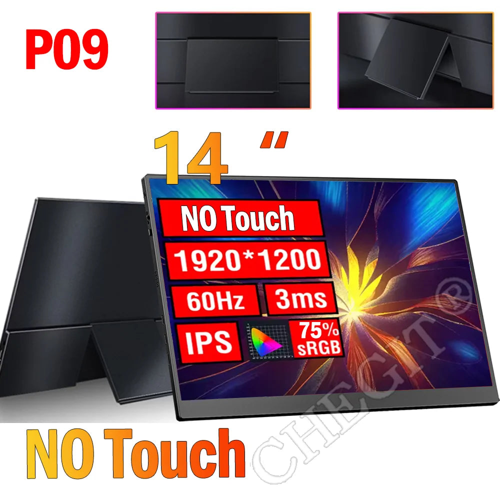 14 Inch Portable Touchscreen Monitor &ndash; HDR10 USB-C 14 inch-NO Touch