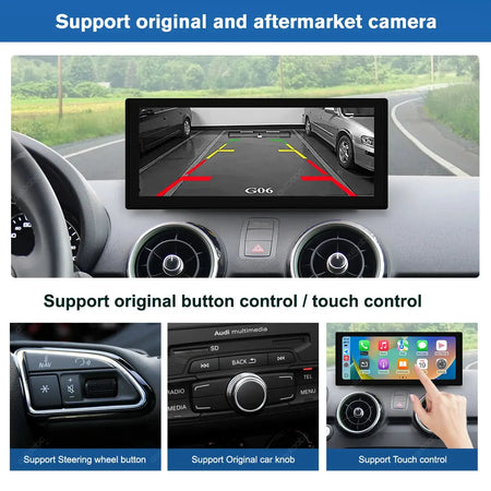 12.3'' Ultra-thin Multimedia touchScreen Wireless Carplay Android Auto For Audi A1 2012-2018 With Mirror Link Airplay Function by InterCyprus Trading Ltd