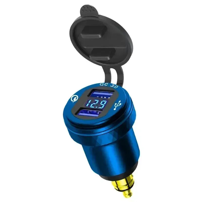 Dual USB Charger Adapter With DIN Socket For BMW F750GS F900R S1000XR by InterCyprus Trading Ltd