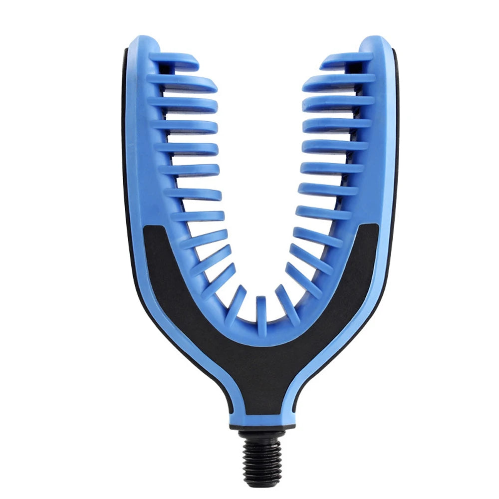 Carp Rod Rest Head M3/8 Thread &ndash; Compact Lightweight Design Blue