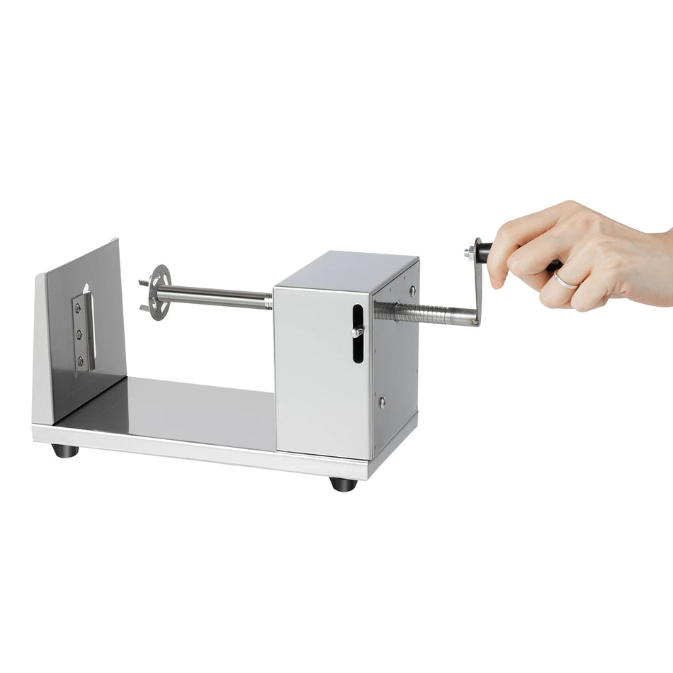 Cortador Espiral de Batata Manual 4 Lâminas Inoxidável 2.5 a 3mm