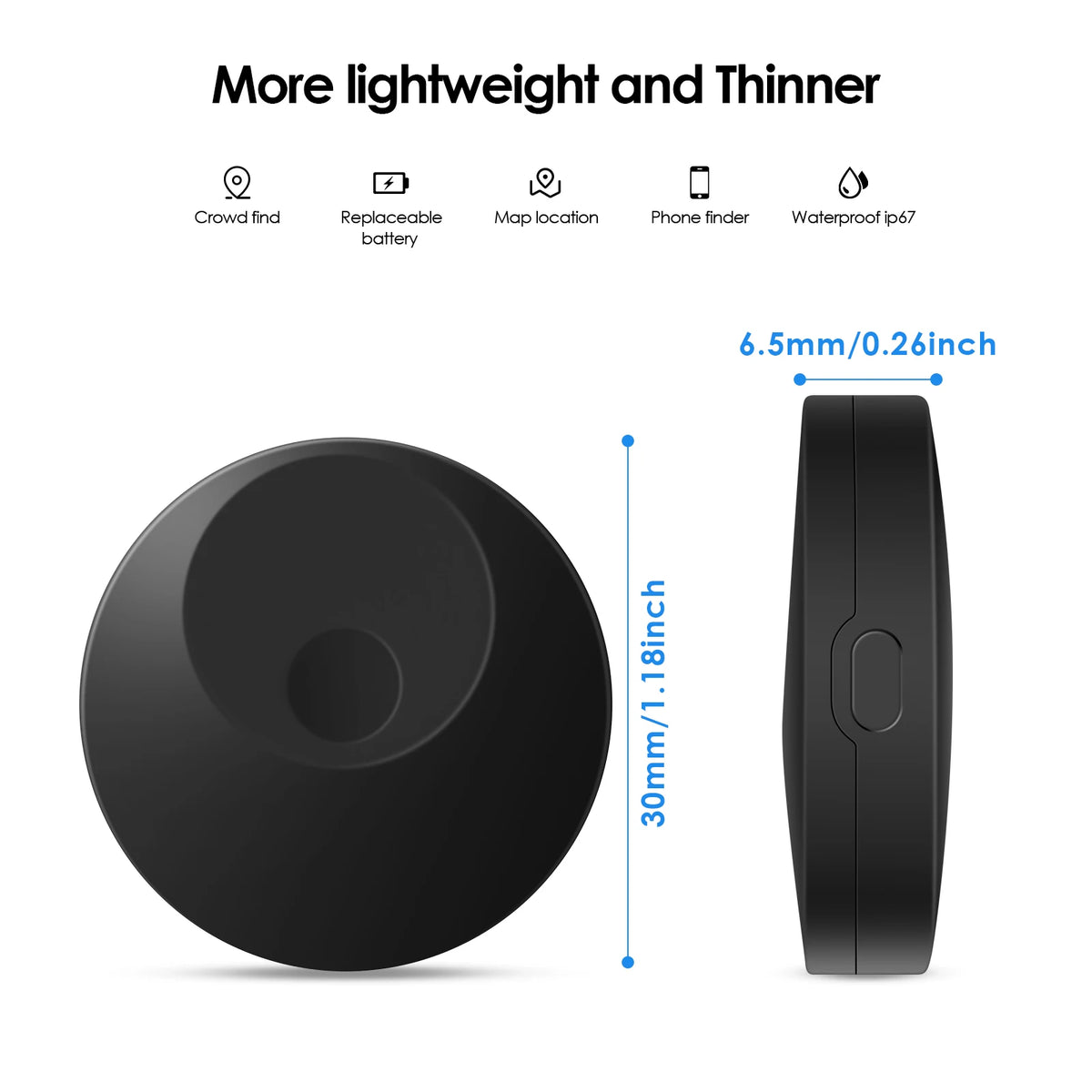 GPS Tracker Pets Micro - 1 Year Standby Replaceable Battery