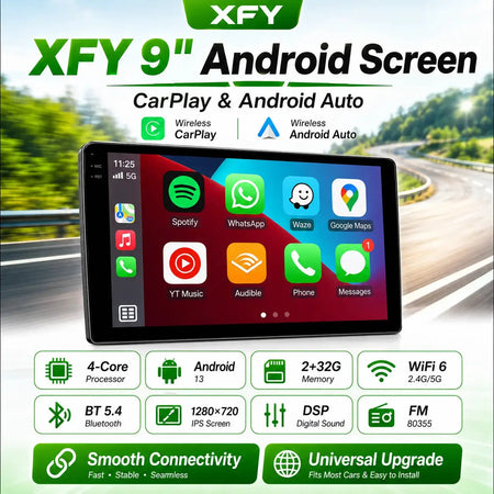 Universal 2 Din Android Car Stereo With Carplay WiFi GPS For Vw Golf by InterCyprus Trading Ltd