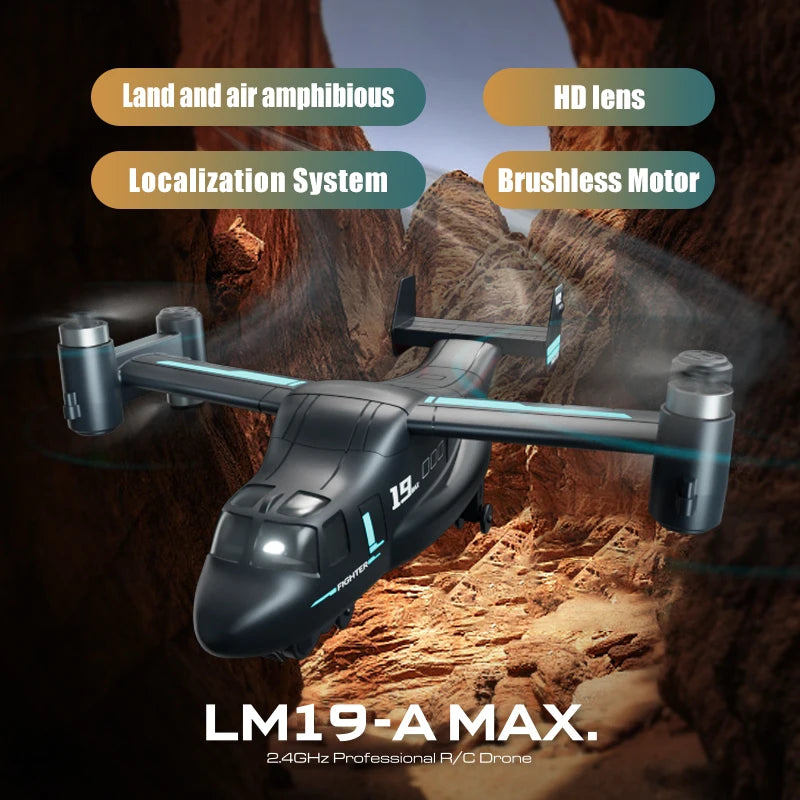 JIKEFUN LM19 Max RC UAV Osprey &ndash; 4K HD Aerial Camera