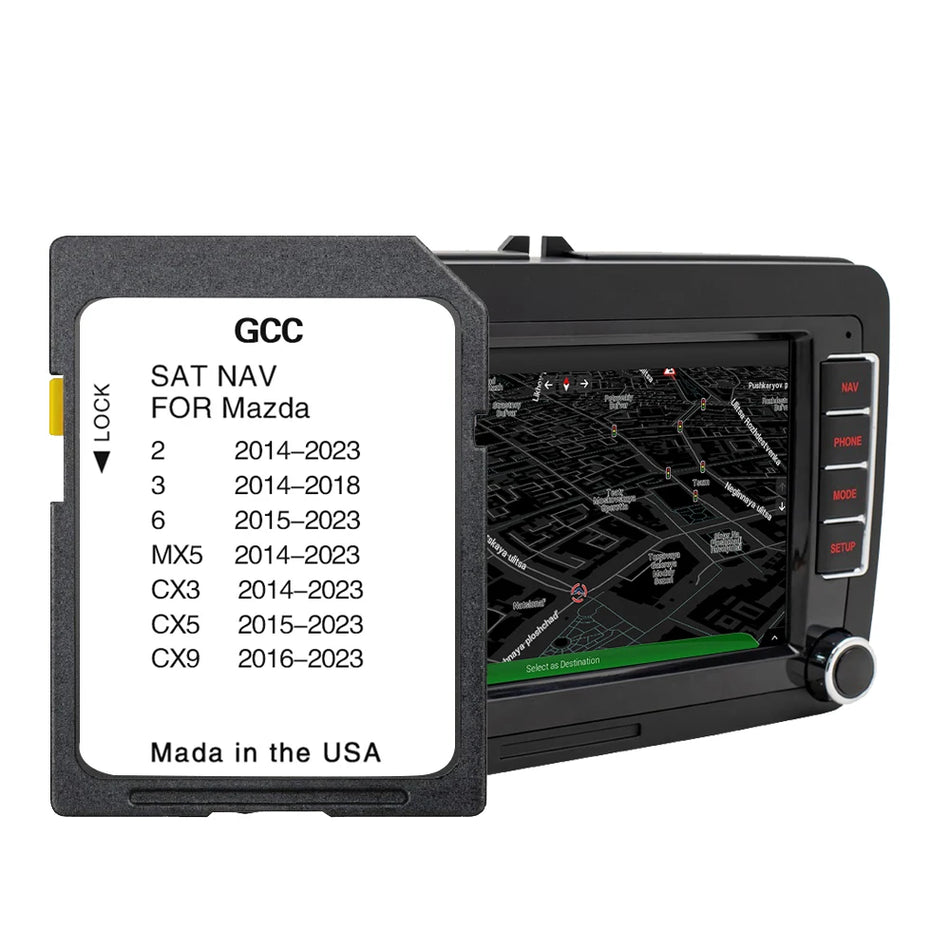 Navigation SD GCC Gulf Area Maps 8GB &ndash; Mazda Compatible for Mazda 236 CX359