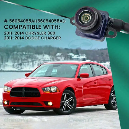 Backup Camera With Guiding Lines For Dodge Charger Chrysler 300 2011-2014 by InterCyprus Trading Ltd