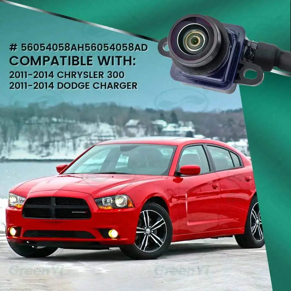 Backup Camera With Guiding Lines For Dodge Charger Chrysler 300 2011-2014 by InterCyprus Trading Ltd