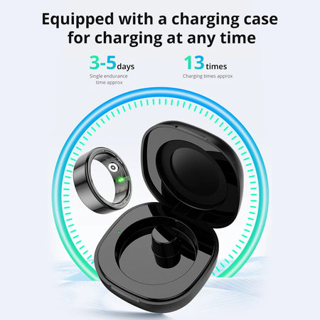 2024 COLMI R02 Smart Ring - 39 Days Battery, Health Monitor, 5ATM Waterproof
