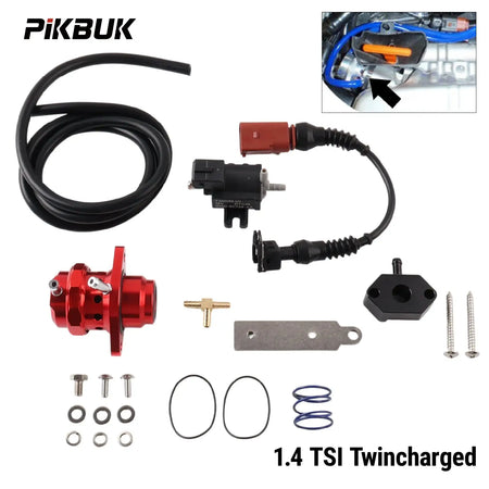 PIKBUK High Quality Blow Off Valve For AUDI A1 A3 1.4 TWIN CHARGED TFSI For VAG 1.4 TSi Aluminum by InterCyprus Trading Ltd
