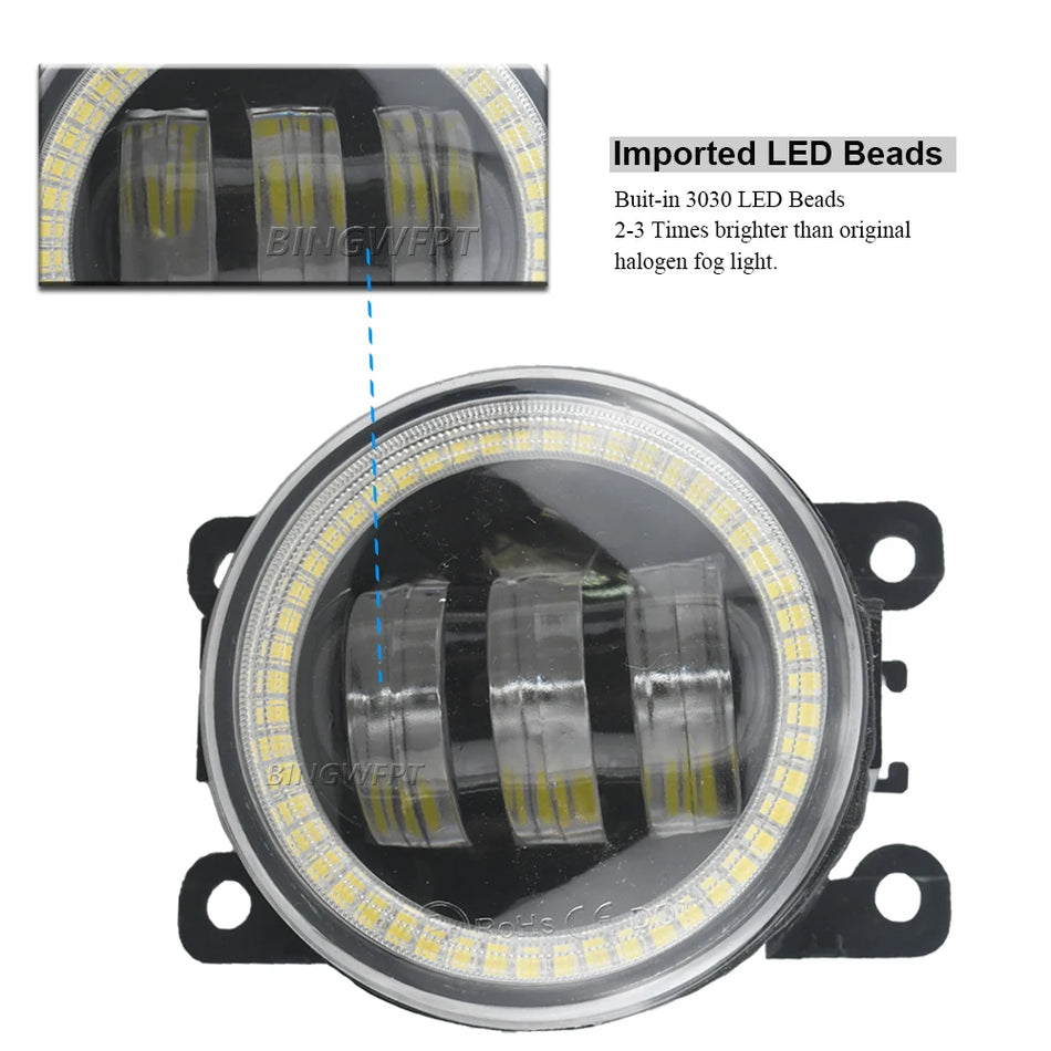 Svetlobna enota za meglo Angel Eye LED leča 12V za Iveco Daily VI
