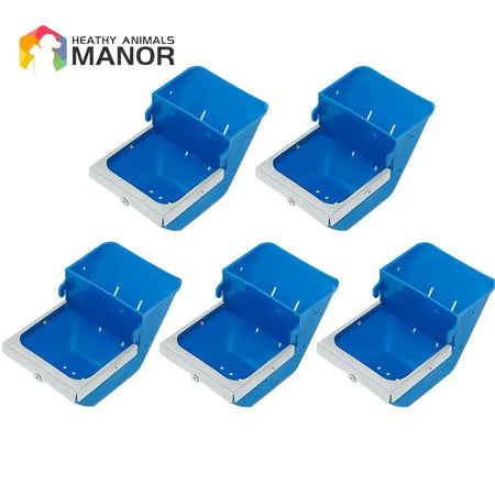 5Pcs Rabbit Feeder Box &ndash; Automatic Farm Feeding Bowls