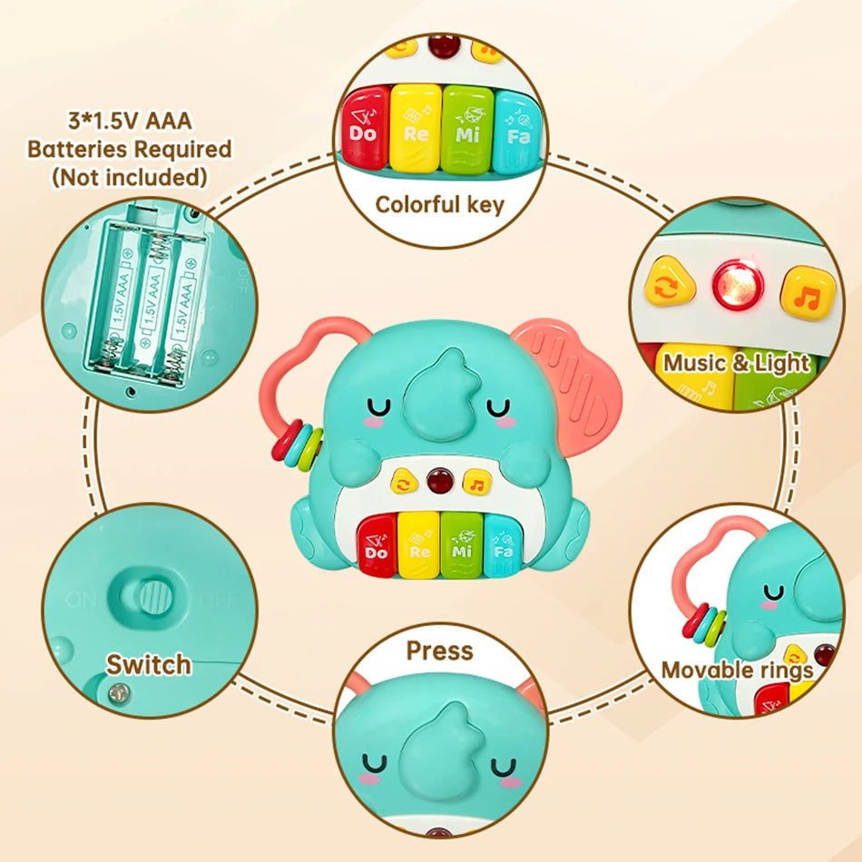 Coolplay Baby Electronic Piano &ndash; Fun Music and Light Features for Toddlers