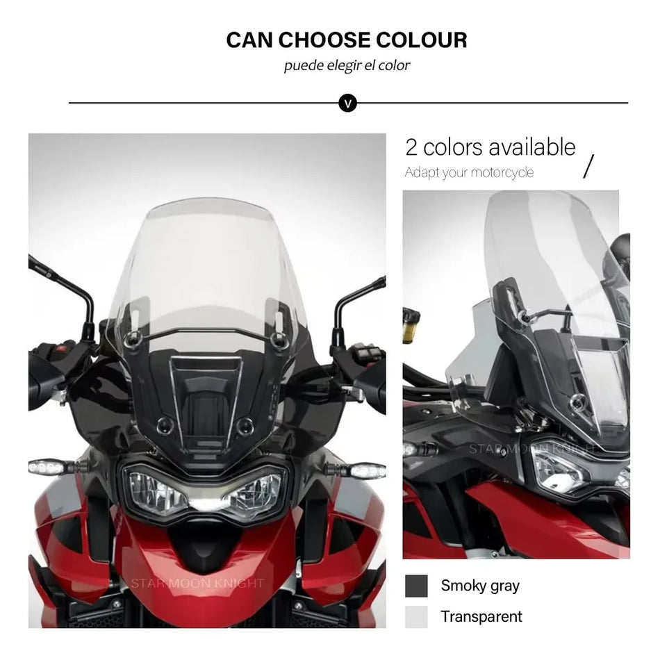 Ветровое стекло Triumph Tiger 900 GT Pro, спортивный дефлектор ветра, материал ПК, подходит для 2020-2021 годов