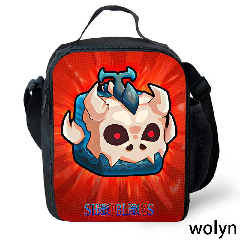 Wolyn Customisable Anime Fruit Lunch Bag &amp; Backpack for Kids Color009 / CHINA