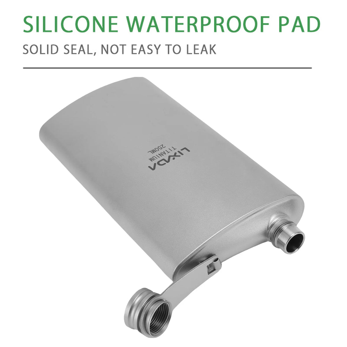 Titanium Whisky Flask 200ml &ndash; Leakproof For Outdoor Use