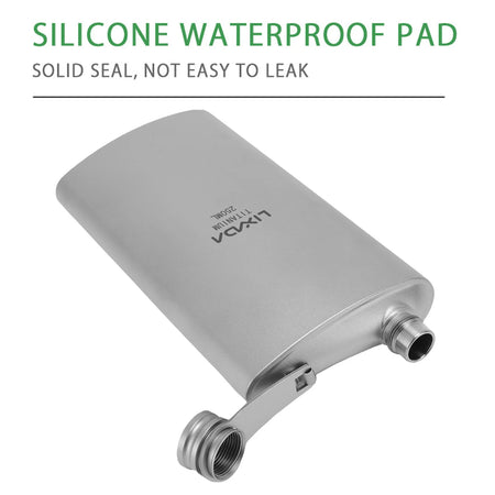 Titanium Whisky Flask 200ml &ndash; Leakproof For Outdoor Use