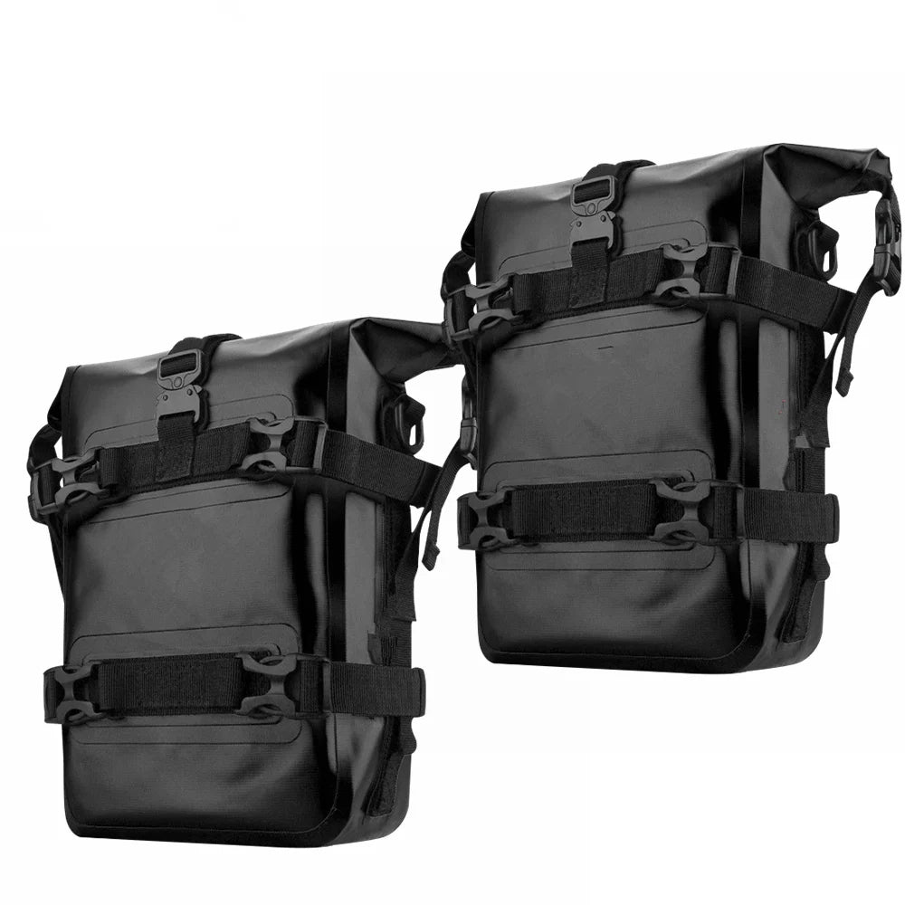 SOYAVISION Motorcycle Bumpers Bag &ndash; Waterproof Tool Storage Solution 2PCS Black