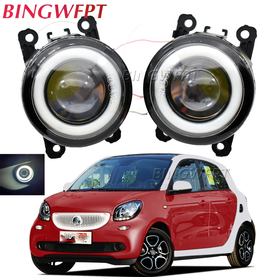 LED meglenka za Smart Fortwo 453 z angel eyes halo DRL