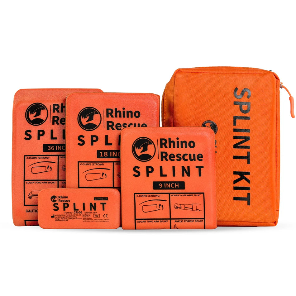 Kit di Splint Riutilizzabile Rhino Rescue per Pronto Soccorso sul Campo