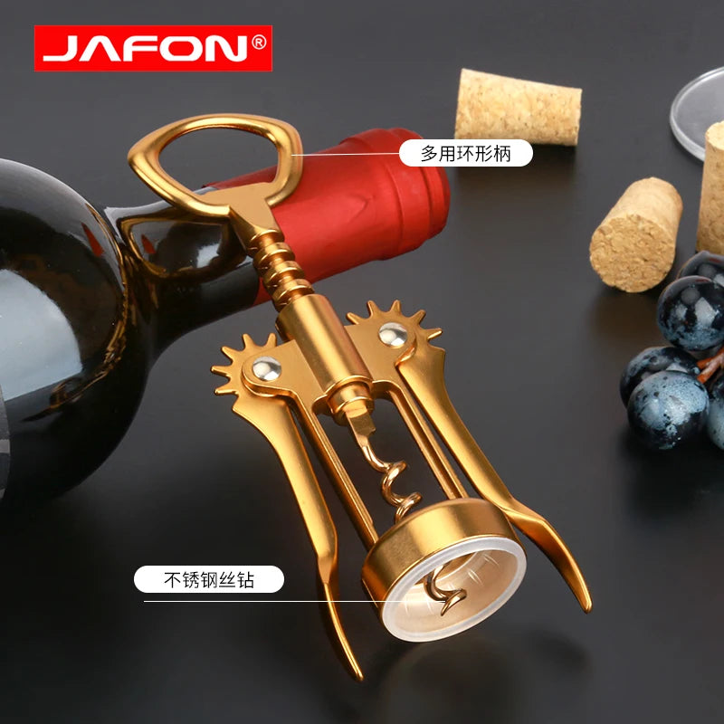 Dark Gold Wing Corkscrews &ndash; Multi Function Beer Opener