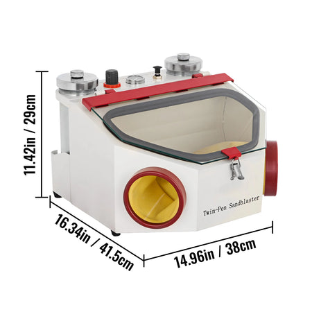 SucceBuy Dental Lab Sandblaster Equipment &ndash; LED View Window