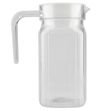 Acrylic Juice Bottle Striped Water Jug &ndash; Keeps Drinks Cold 500ml