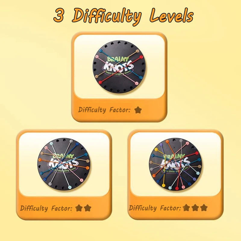 ATS30574 &ndash; Engaging Sensory Rope Knot Brain Teaser for Kids