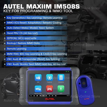 Autel MaxiIM IM508S &ndash; Advanced IMMO Key Programmer