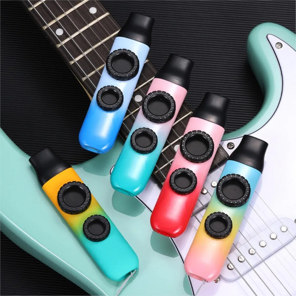 Double-Hole Kazoo With 10 Membranes, Easy Fun Instrument for Parties