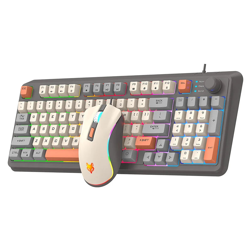 K-Snake K820 USB Wired Game Keyboard Mouse Set &ndash; Illuminated