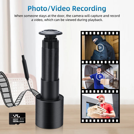 Camaroca 1080P Peephole Door Eye Camera &ndash; Motion Detection