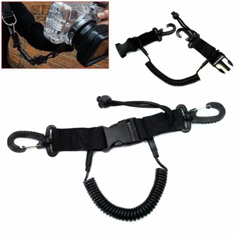 Scuba Diving Anti Fall Rope Lanyard &ndash; Quick Release Buckle for Safety