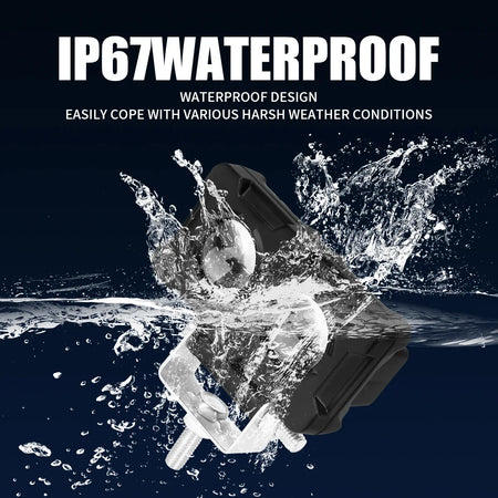 KEVANLY Dual Color LED Foglight &ndash; Super Bright Motorbike Illumination