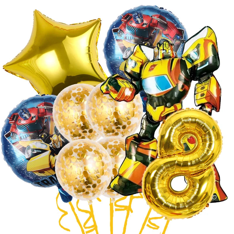 Transformers Boys Birthday Party Balloon Decoration Set