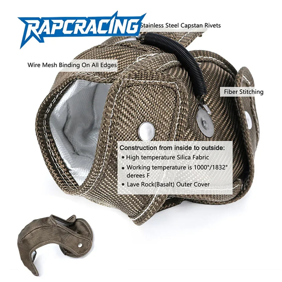 Manta de Isolamento Térmico Turbo de Titânio para Audi S3, VW Golf Mk7 e Seat Leon