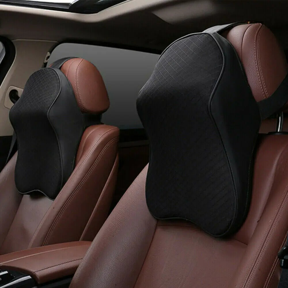 Car Headrest Cushion 3D Memory Foam Pillow - Neck Relief