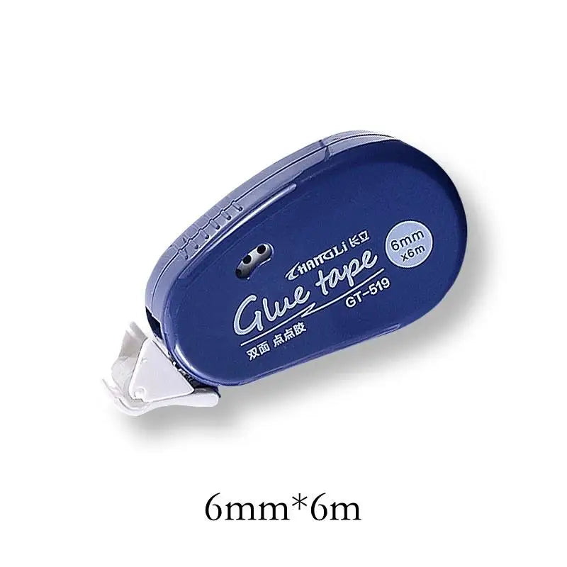 6m x 6mm Double Sided Adhesive Dots Tape for Scrapbooking, Collage &amp; DIY Projects Blue