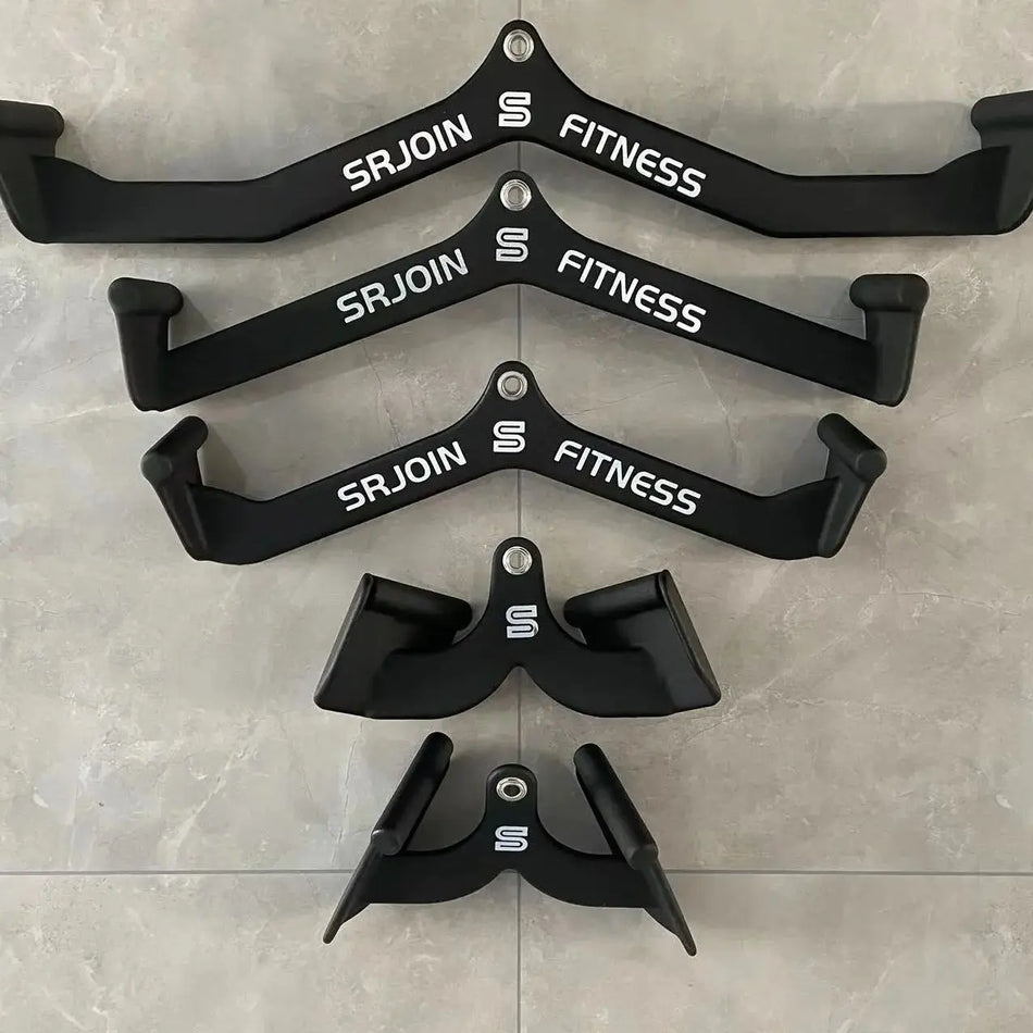 Prinderi T-Bar și V-Bar pentru ramat pentru biceps, triceps, spate