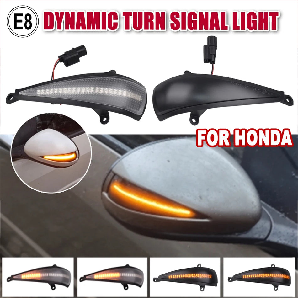2PCS Luci di Segnalazione Dinamiche a LED per Honda Civic 8ª MK8 Type-S Type-R FN