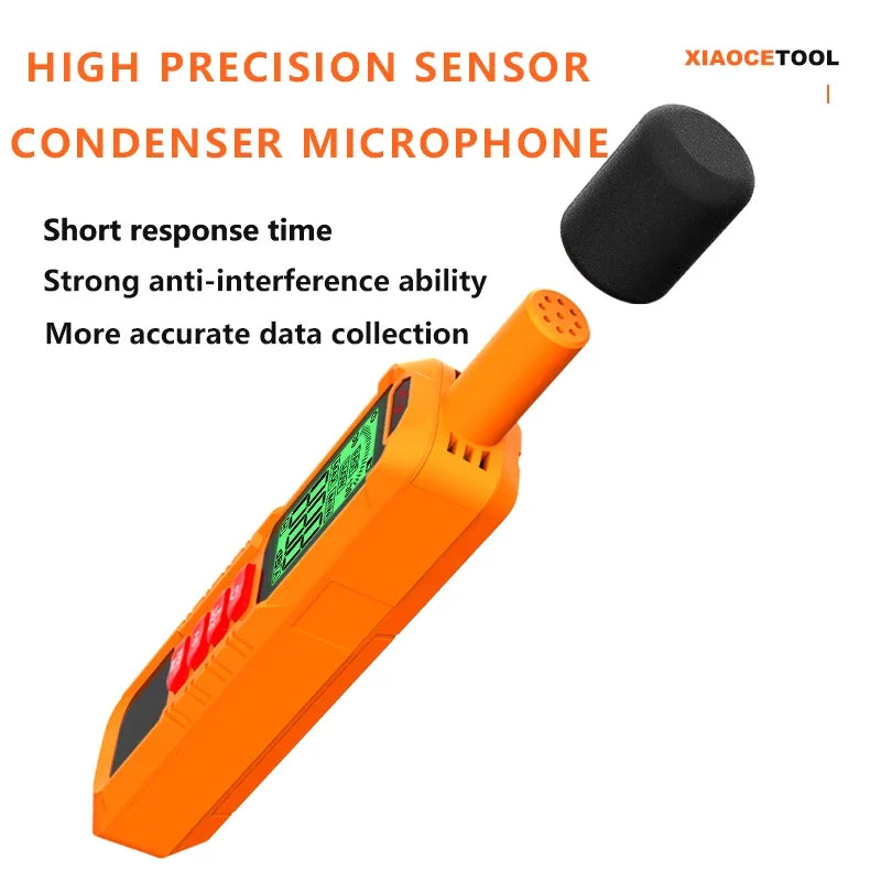 Digital Handheld Sound Level Meter XC12 &ndash; Accurate Noise Measurement 30 to 130dB